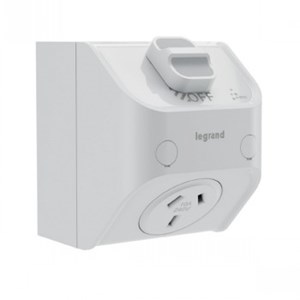 HPM Aqua Life Single 10Amp Compact Surface Mount Socket - Choose Colour